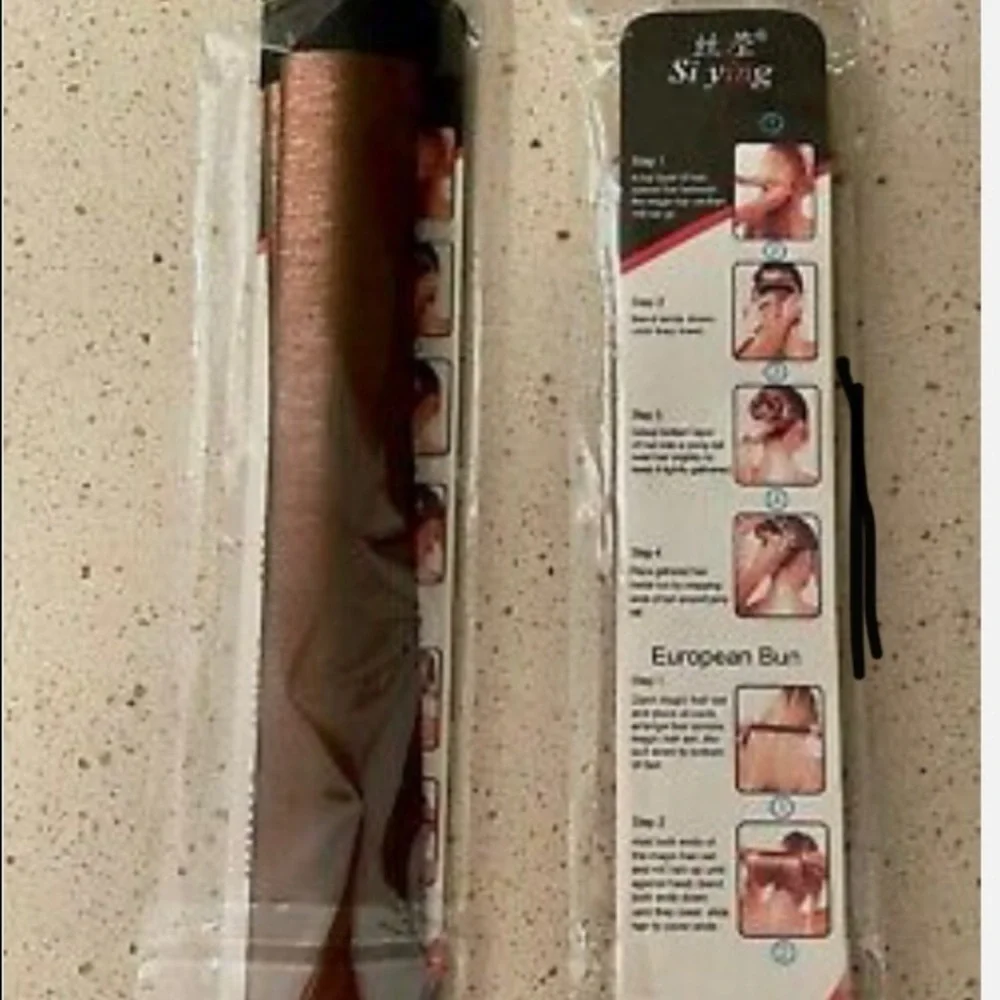 European Bun-Maker Dark Brown Color Brand New in package